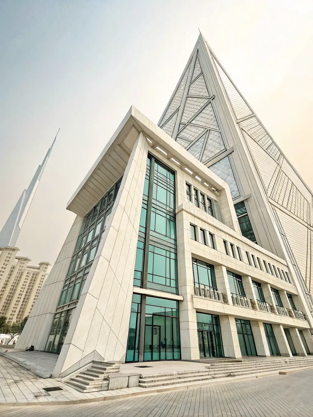 A minimalist design of a building blueprint, emphasizing the structured approach to real estate advisory services offered by Rojasor Enterprises Ltd.