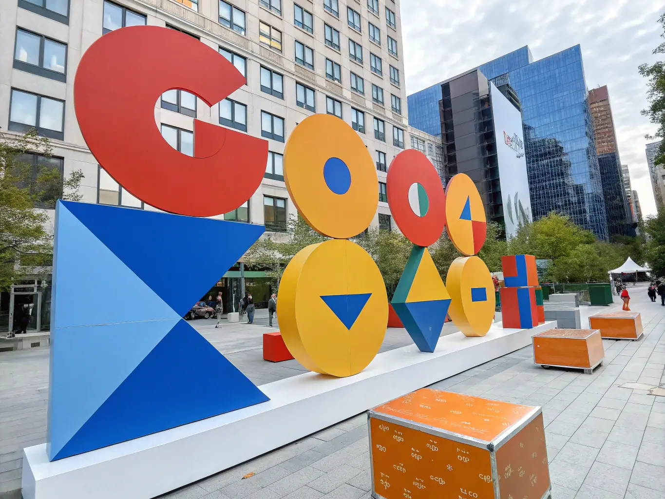 Abstract geometric background with clean lines and architectural textures, reflecting modern design principles, representing Design & Brand Ownership.